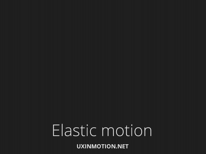 Elastic Motion
