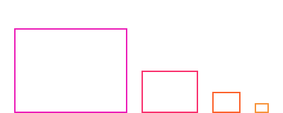 用 3 個方塊說明，SVG 不會有馬賽克的情況