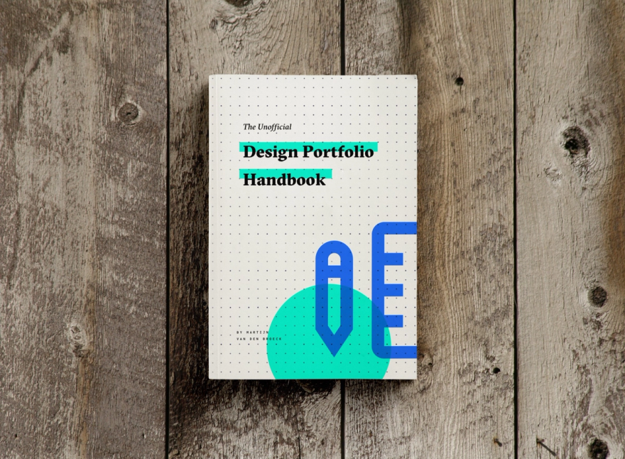 書名寫：The Unofficial Design Portfolio Handbook